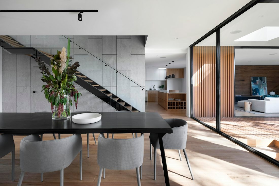 A thoughtfully arranged, uncluttered home interior